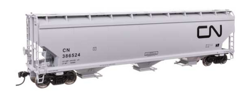 Walthers HO Scale 60' NSC 5150 3-Bay Covered Hopper Canadian National #386524