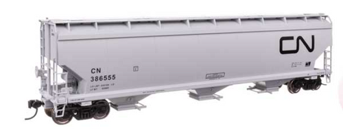 Walthers HO Scale 60' NSC 5150 3-Bay Covered Hopper Canadian National #386555