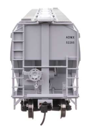 Walthers HO Scale 60' NSC 5150 3Bay Covered Hopper Archer Daniels Midland #52285