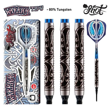Shot Darts Warrior Tipu Soft Tip Dart Set - 20g