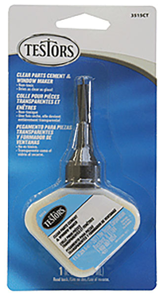 Testors Model Railroad Clear Parts Cement/Glue/Adhesive (Plastic Joints)