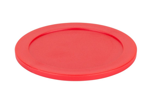 Hockey Puck Red Round - Single