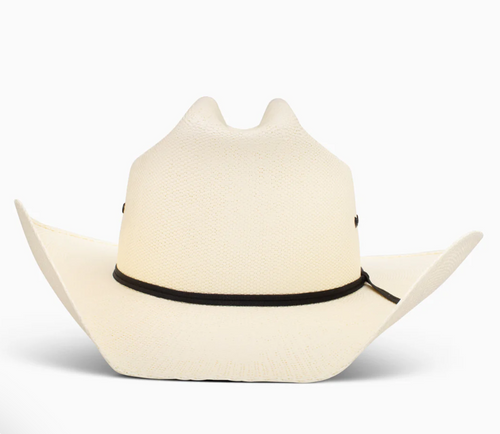 Resistol Denison Double R Collection 7X Bangora Straw Cowboy Hat - Size 7 1/4