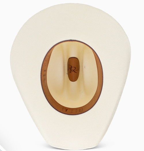Resistol Denison Double R Collection 7X Bangora Straw Cowboy Hat - Size 7 1/4