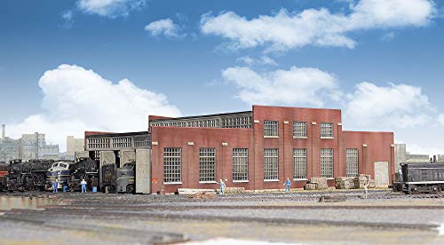 Walthers Cornerstone N Scale Building/Structure Kit Modern 3-Stall Roundhouse