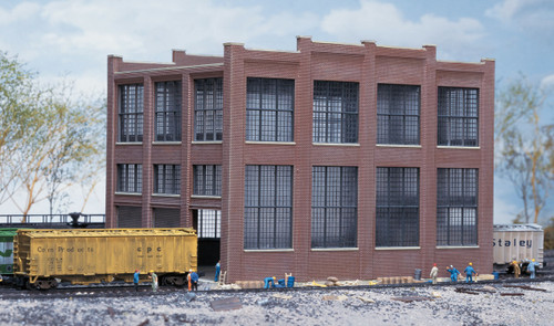 Walthers Cornerstone N Scale Building/Structure Kit Railroad Repair Backshop