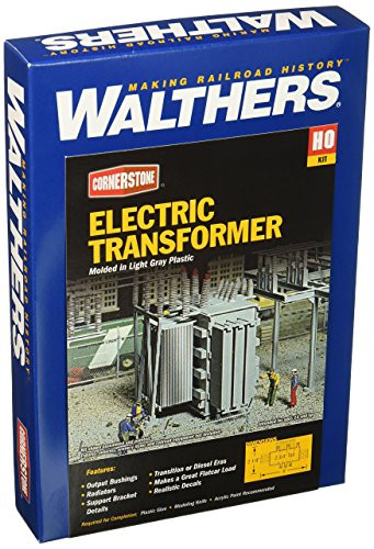 Walthers Cornerstone HO Scale Building/Structure Kit Electrical Transformer