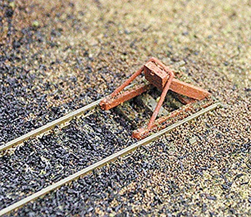 Walthers Cornerstone HO Scale Building/Structure Kit Track Bumpers (12-Pack)