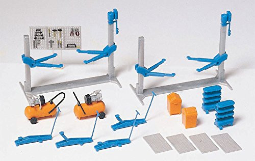 Preiser HO Scale Model Scenery Detail Set Equipment for Vehicle Shop/Garage
