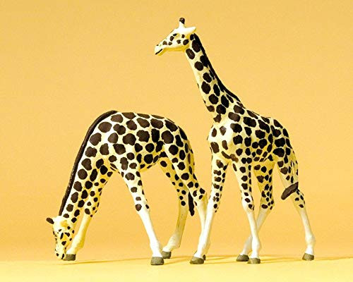 Preiser HO Scale Model Figure/Animals Set Zoo/Carnival Giraffes 2-Pack