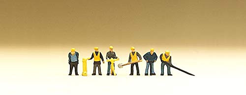 Preiser Z Scale Model Figure/People Set Railroad Personnel Track Workers Set #3
