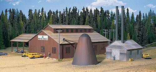 Walthers Cornerstone HO Scale Building/Structure Kit Mountain Lumber Co. Sawmill
