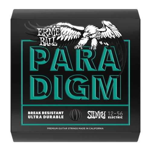 Ernie Ball Paradigm Steel Not Even Slinky Electric Guitar Strings 12-56 3 Packs