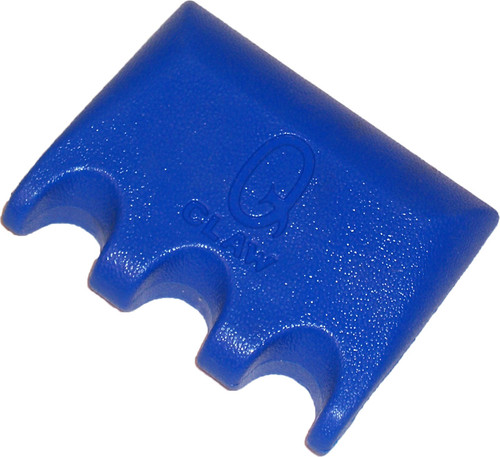 Q-Claw QCLAW Portable Pool/Billiards Cue Stick Holder/Rack - 3 Place - Blue