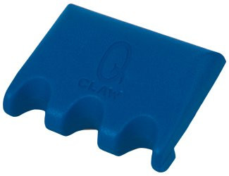 Q-Claw QCLAW Portable Pool/Billiards Cue Stick Holder/Rack - 3 Place - Blue