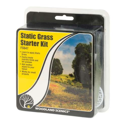 Woodland Scenics Model Railroad Landscape Static Grass Field System Starter Kit