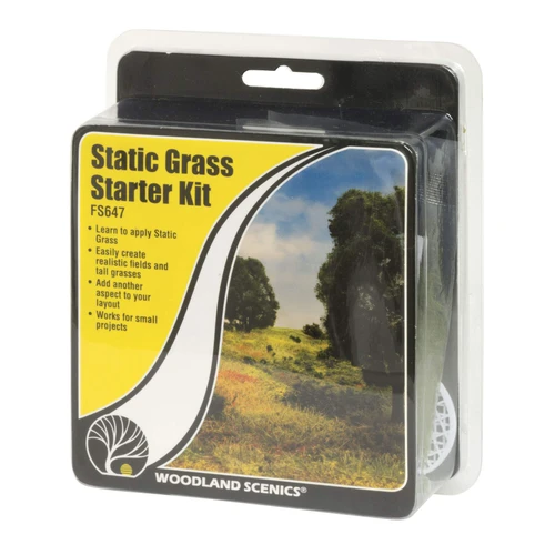 Woodland Scenics Model Railroad Landscape Static Grass Field System Starter Kit