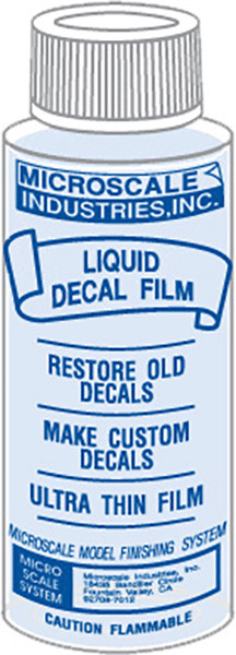 Microscale Model Railroad/Train Decal Liquid Decal Film Restorer 1oz Bottle(117)