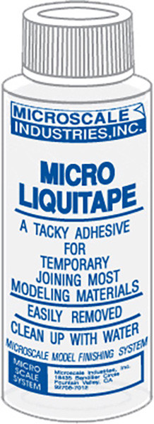 Microscale Model Railroad Decal Micro Liquitape Temp. Adhesive 1oz. Bottle(115)