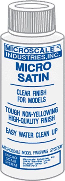 Microscale Model Railroad/Train Decal Micro Coat Satin Finish 1oz. Bottle(106)