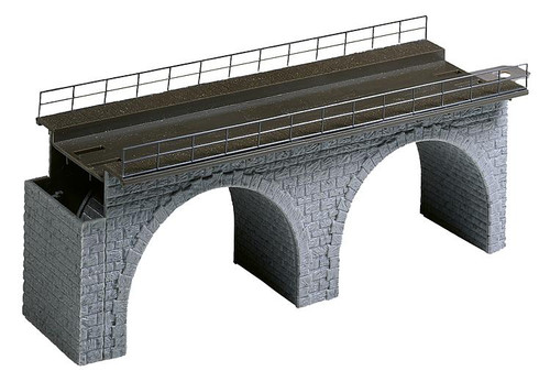 Faller HO Scale Structure Kit Cut Stone Viaduct Bridge Top Section Straight