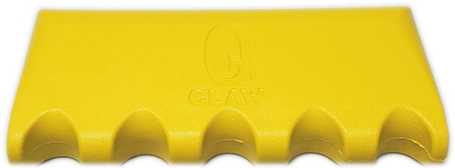 Q-Claw QCLAW Portable Pool/Billiards Cue Stick Holder/Rack - 5 Place - Yellow