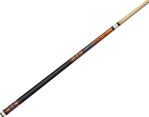 Players G4135 Black White Bacote Graphic Pool/Billiards Cue Stick