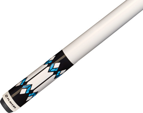 Players G3355 Black White Diamond Graphic Pool/Billiards Cue Stick