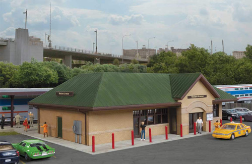 Walthers Cornerstone HO Scale Building/Structure Kit Modern Suburban Station