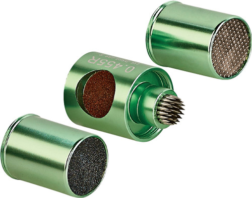 Cue/Case TIP MASTER 6-in-1 Tool - Pool Billiards Shaper/Scuffer/Tapper - Green