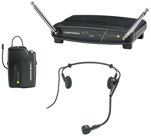 Audio-Technica ATW-901a/H System 9 VHF Wireless Headset Microphone Receiver Pack