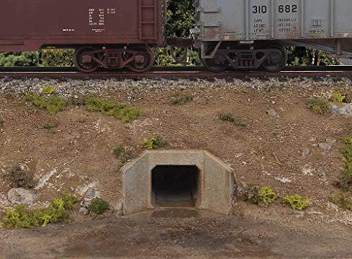 Walthers Cornerstone HO Scale Concrete Drainage Culverts Kit