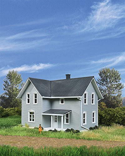 Walthers Cornerstone HO Scale Building/Structure Kit Tillman Farm House/Home