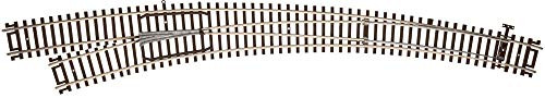 Atlas HO Scale Code 83 Custom Left-Hand Curved Turnout/Switch Model Train Track