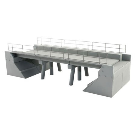 Atlas/BLMA Model HO Scale Modern Concrete Segmental Single Track Railroad Bridge