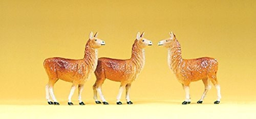 Preiser HO Scale Model Figure/Animals Set Llamas 3-Pack