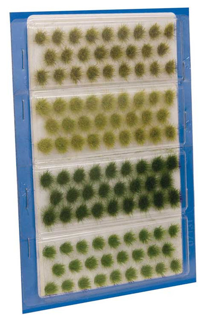 Walthers HO Scale Scenery Kit Grass Tufts (104-Pack) Wild Mix Short