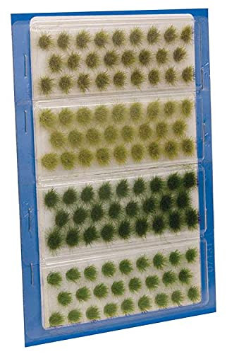 Walthers HO Scale Scenery Kit Grass Tufts (104-Pack) Wild Mix Short