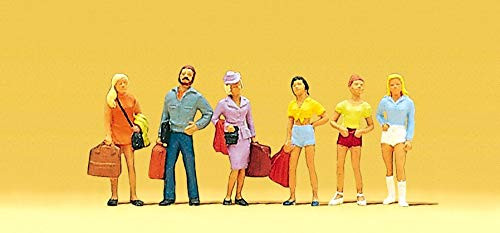 Preiser HO Scale Model Figure/People Set - Group of Teenagers/Youth 6-Pack