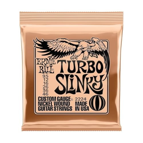 Ernie Ball Turbo Slinky Nickel Wound Electric Guitar Strings (9.5-46)