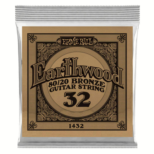Ernie Ball Earthwood 80/20 Bronze Acoustic Guitar Strings .032 - 6 Pack