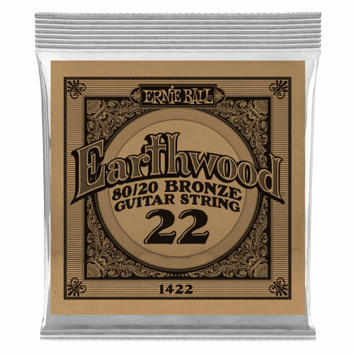 Ernie Ball Earthwood 80/20 Bronze Acoustic Guitar Strings .022 - 6 Pack