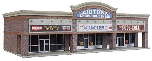 Walthers Cornerstone N Scale Building/Structure Kit Modern Shopping Center I
