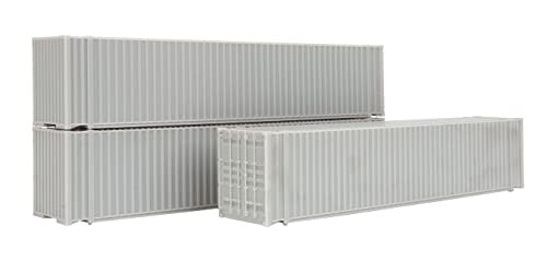 Atlas HO Scale 45' Corrugated Container 3-Pack Undecorated