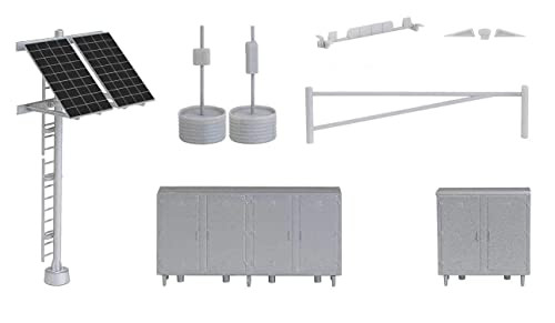 Walthers SceneMaster HO Scale Modern Trackside Details Set (Cabinets/Detectors)