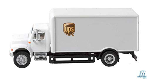 Walthers HO Scale International 4900 Single-Axle Box Van UPS (Cartage Service)