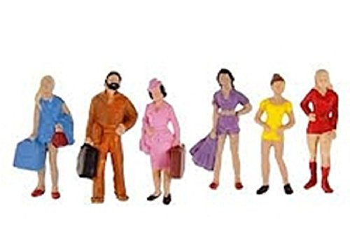 Preiser HO Scale Model Figure/People Set Teenage Passengers 6-Pack