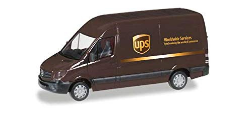 Herpa/Promotek HO Scale Vehicle Mercedes-Benz Sprinter Cargo Van/High Roof UPS