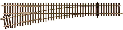 Atlas O Scale Code 148 Solid Nickel Silver 2-Rail Track - #5 Left Hand Turnout