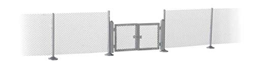 Walthers SceneMaster HO Scale Metal Industrial Fence/Chain Link Style Mesh